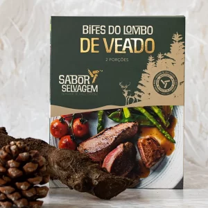 Bifes do lombo de veado